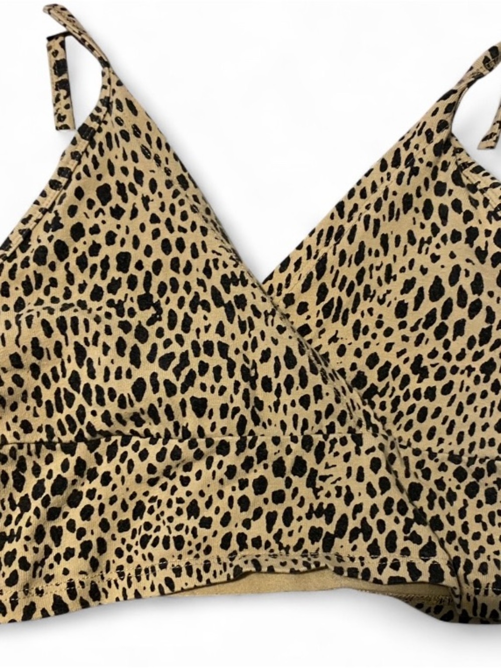 Brandy Melville Leopard Cami Top - Tan & Black